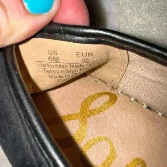 Sam Edelman black slip on woman’s shoes size 6 - Picture 6 of 6